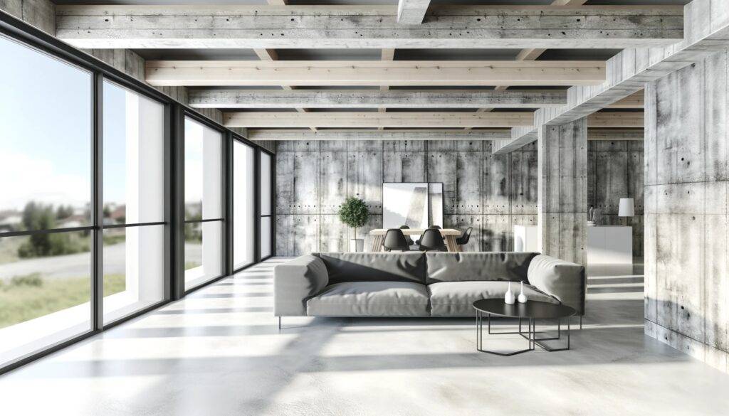 decorar vigas de hormigón