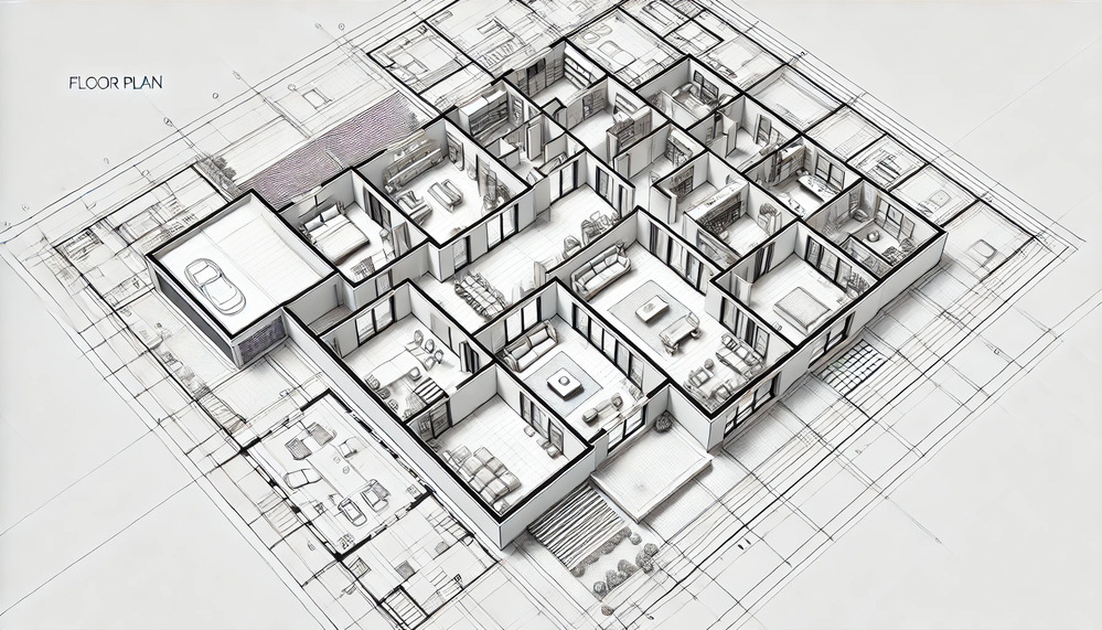 distribucion de espacios en una vivienda