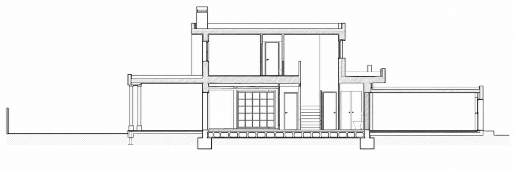 Plano de la casa de hormigón NOGAL 266 (lámina 2 de 4)