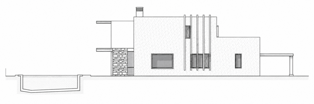 Plano de la casa de hormigón NOGAL 266 (lámina 4 de 4)