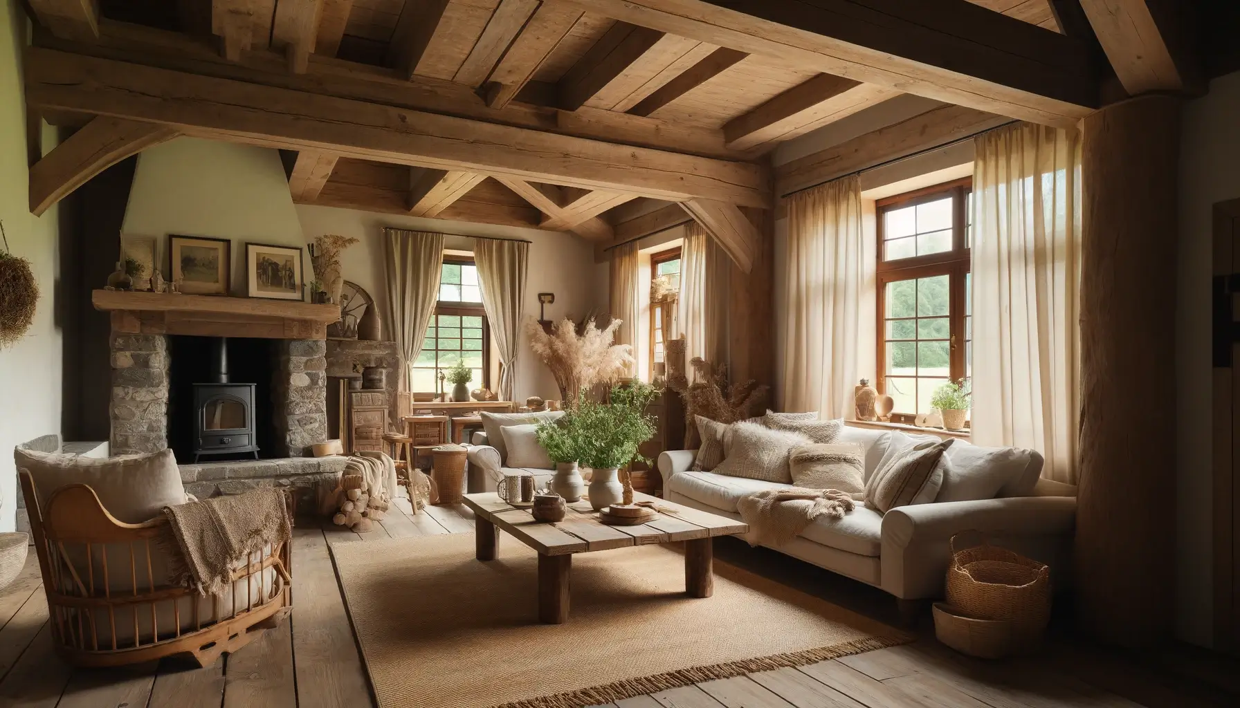 Cómo decorar salones rústicos: consejos de decoración