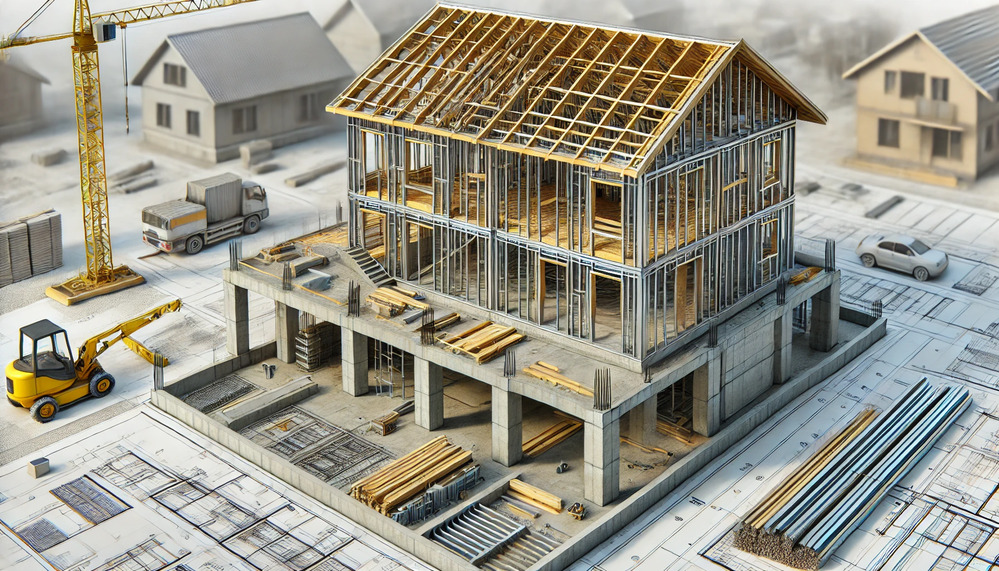 estructura de una casa​_