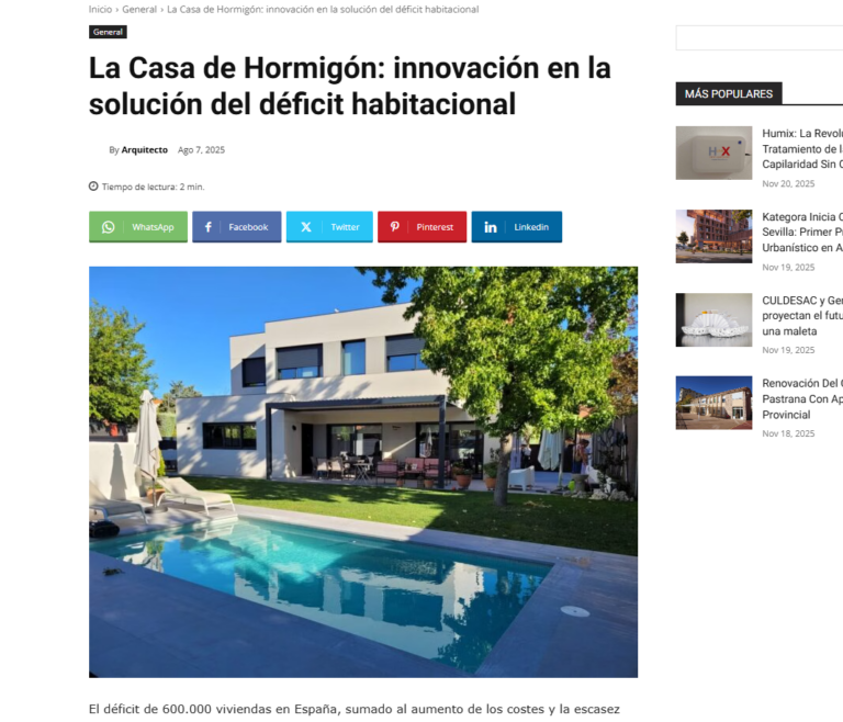 Noticia Arquitectura Ideal