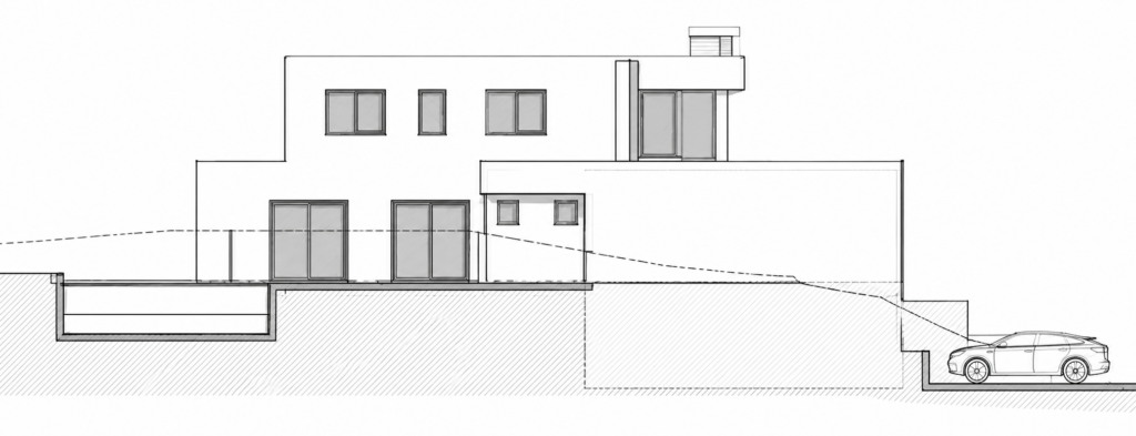 Plano de la casa de hormigón Palacios 382 (lámina 3 de 5)
