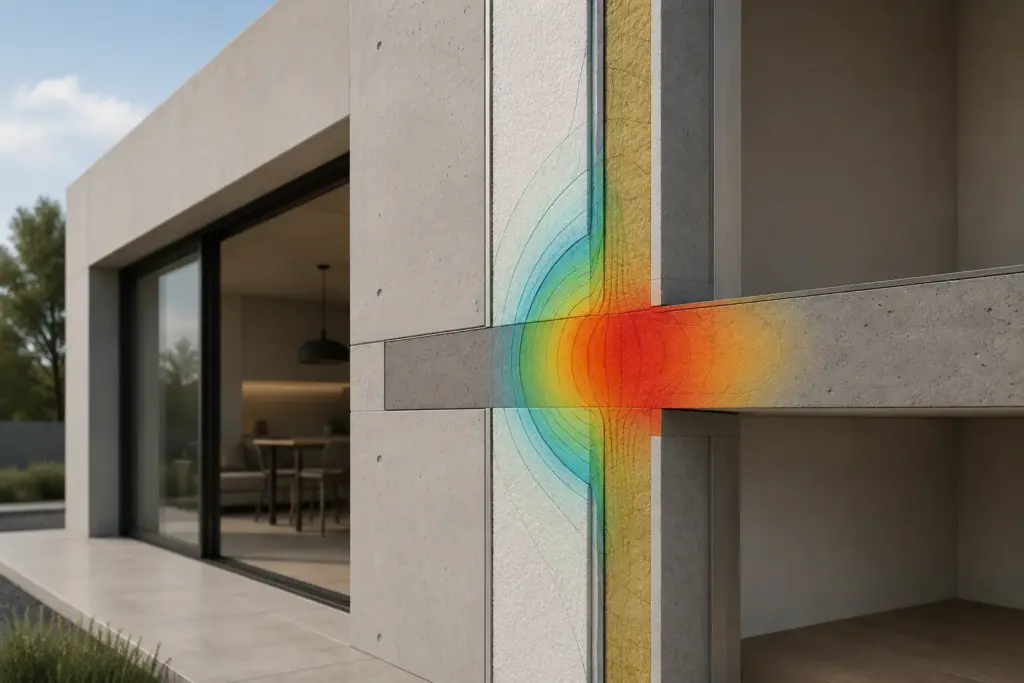 puente térmico en una vivienda
