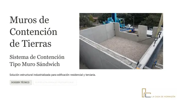 Portada de Dossier de muros de contención